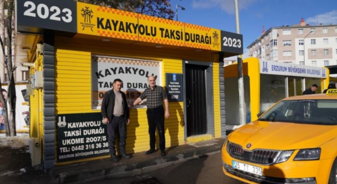 Palandöken’de Taksi Durakları Sıcacık