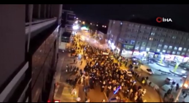 Ramazan'a fener alaylı karşılama