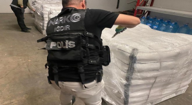 344 kilo metamfetamin ele geçirildi