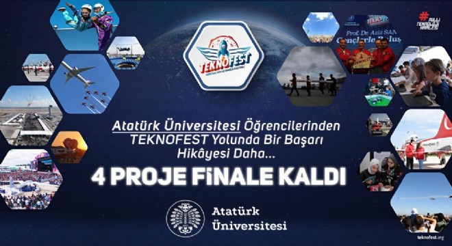 ATAUNİV’in 4 projesi finalde