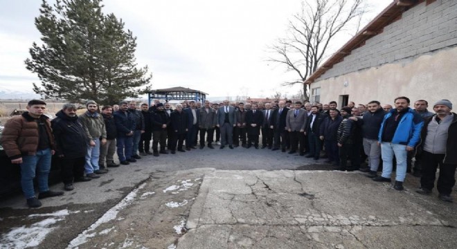 Aziziye Belediyesi işçileri Orhan’a duacı
