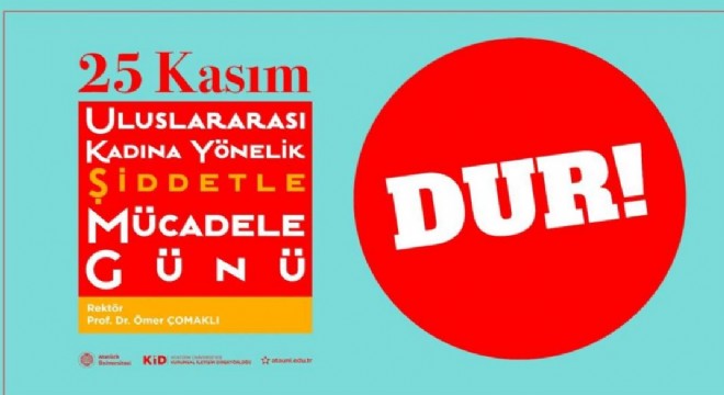 Çomaklı: ‘Kadına şiddete hayır’