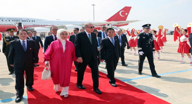 Cumhurbaşkanı Erdoğan, Çin’de