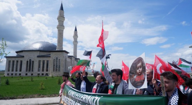 ETÜ’lü öğrenciler Filistin'e destek için yürüdü