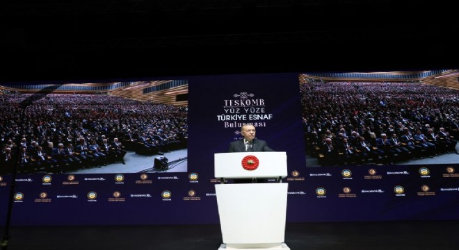 Erdoğan esnafa müjdeler verdi