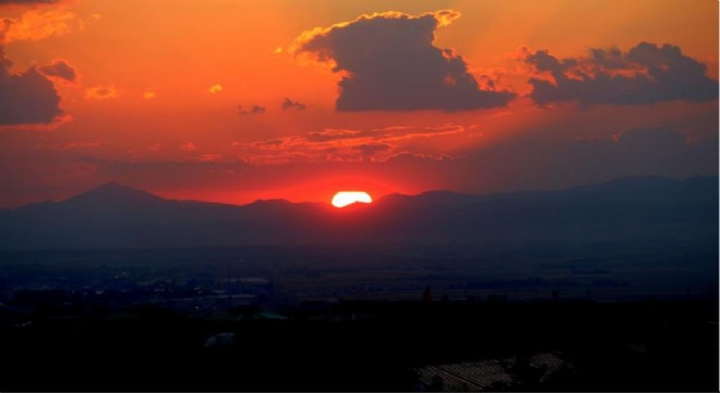 Erzurum gün batımında bir başka güzel