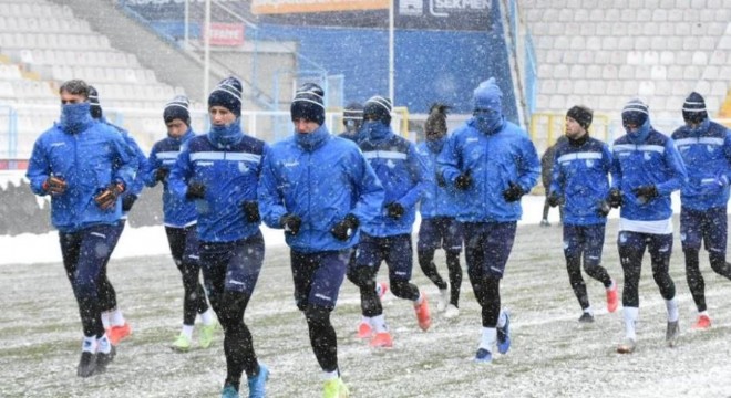 Erzurumspor’da Bandırmaspor maçı mesaisi