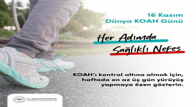 İl Sağlık Müdürlüğü’nden KOAH uyarısı