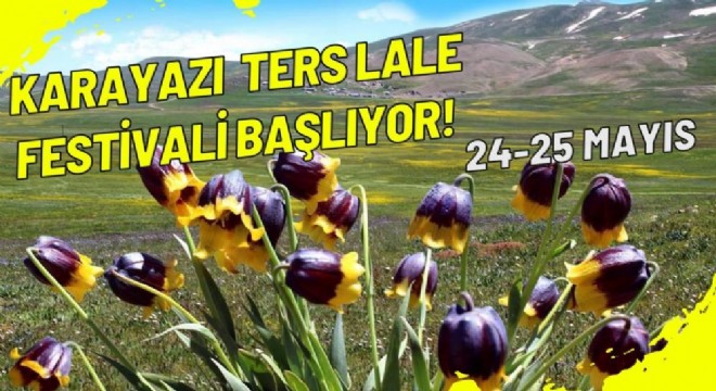 Karayazı ters Lale Festivalinde geri sayım
