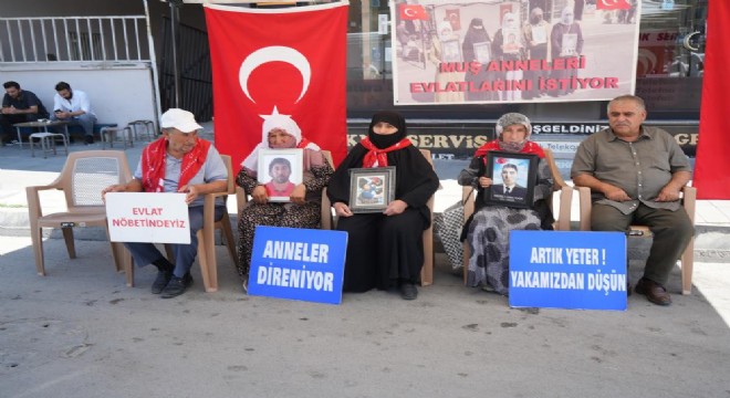 Muşlu ailelerin evlat nöbeti devam ediyor