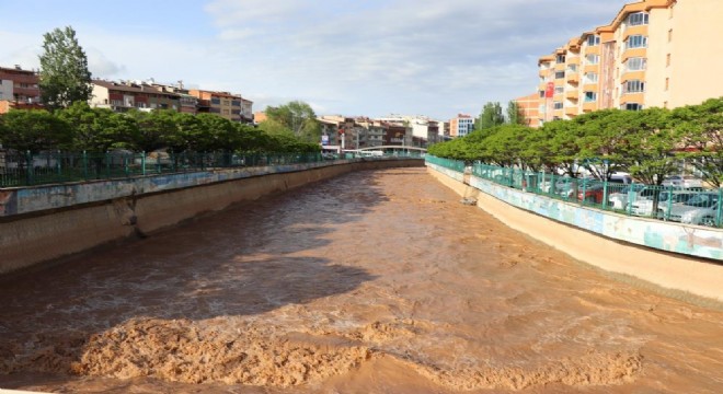 Oltu Çayı nın debisi yükseliyor