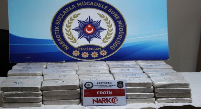 Otobüsten 51 kilo 193 gram eroin çıktı