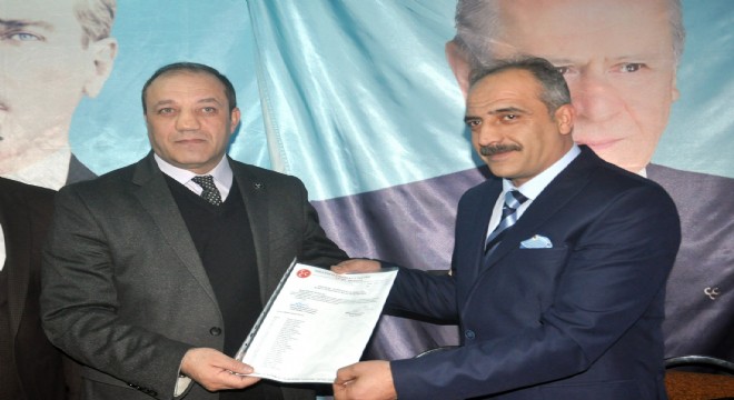 Pasinler MHP İlçe Başkanlığına Zilbeyaz atandı