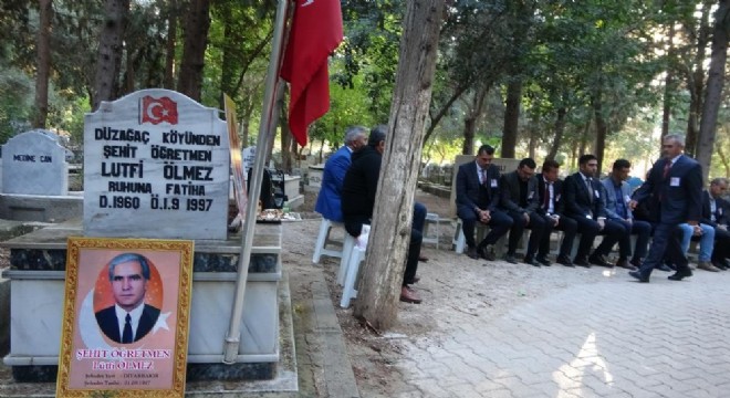 Şehit öğretmen Ölmez rahmet niyazıyla anıldı