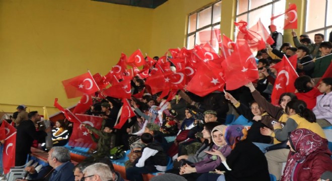 Şenkaya’da Milli coşku