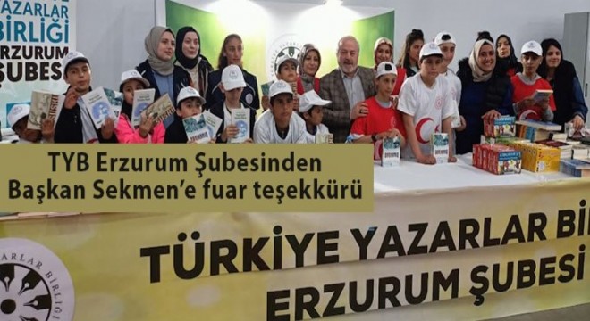 TYB den Sekmen’e kitap fuarı teşekkürü