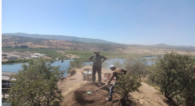 Urartu Kalesinin sondaj kazısı başladı