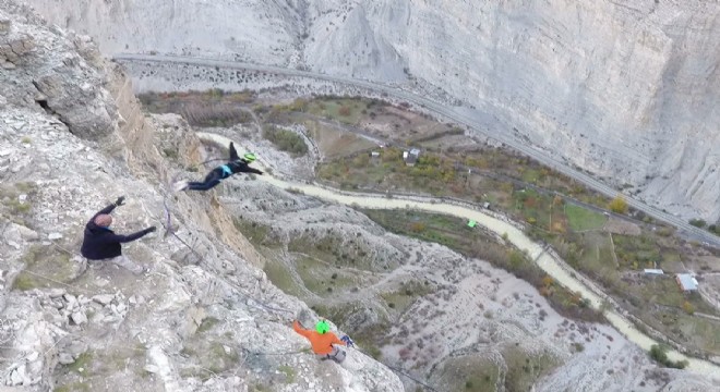 Uzundere ekstrem sporcularının gözdesi oldu