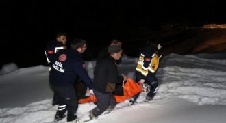 köyde hastanın imdadına ekipler yetişti