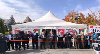 Erzurum'da Gazze için 'Hayır Çarşısı' açıldı