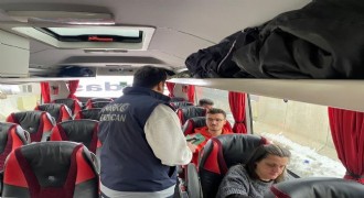 Erzurum – Erzincan yolunda narkonokta uygulaması
