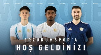 Erzurumspor'dan 3 transfer daha