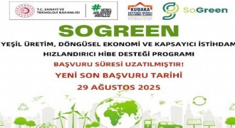 KUDAKA: ‘SoGreen Projesi başvuru süresi uzatıldı’