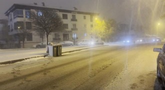 Kızıldağ'da karla mücadele seferberliği