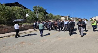 MHP heyeti heyelan bölgesinde incelemelerde bulundu