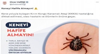 Sivas Valiliği uyardı: ‘Keneyi hafife almayın’