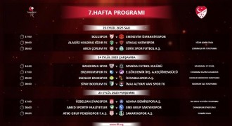 Trendyol 1. Lig'de 5 haftalık program açıklandı